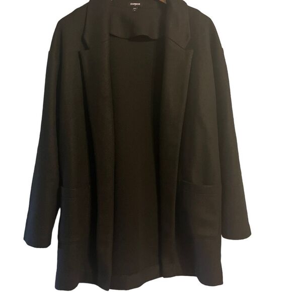 EXPRESS blazer for layering in cooler weather. Black Sz Medium women EUC - Picture 14 of 14